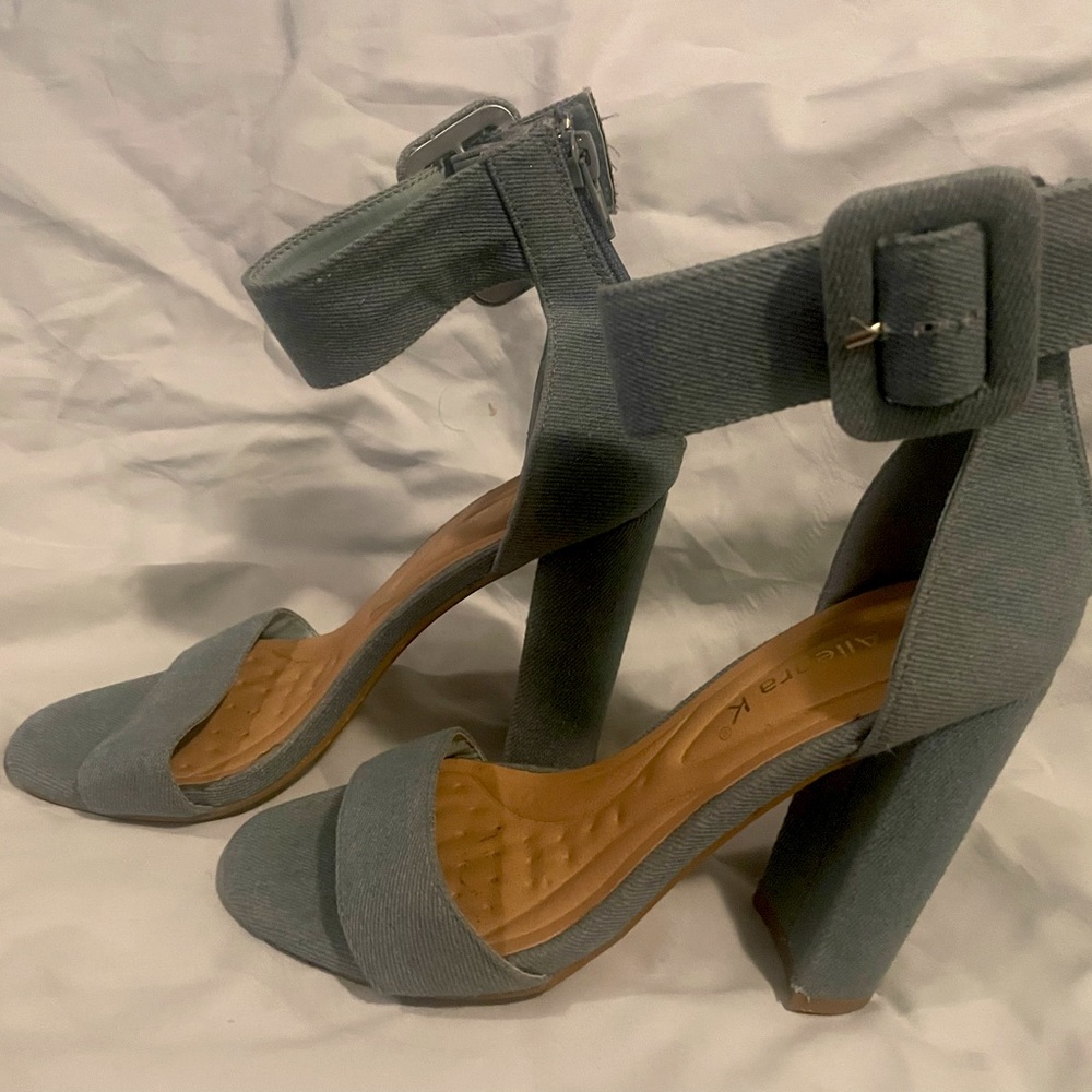 Denim Heels
